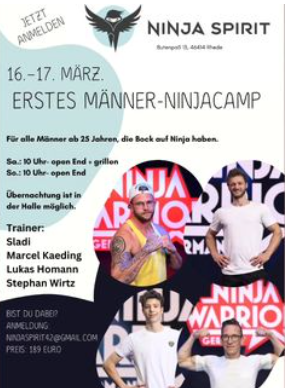Männer-Ninjacamp